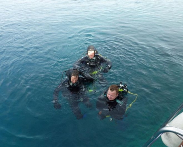 Subaquatique club de Strasbourg en sortie sur la region